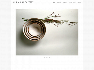 www.alixandrapottery.com snapshot