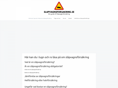 slapvagnsforsakring.se snapshot