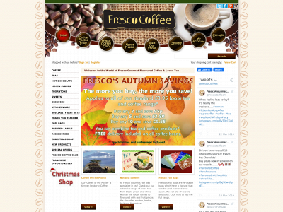 frescogourmetcoffee.co.uk snapshot