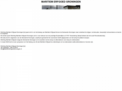 maritiemerfgoedgroningen.nl snapshot