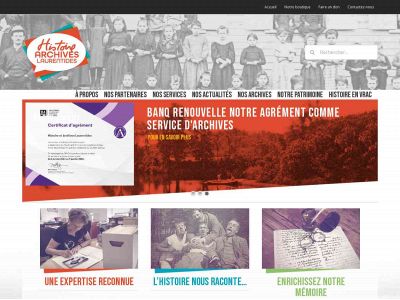 histoire-archives-laurentides.com snapshot