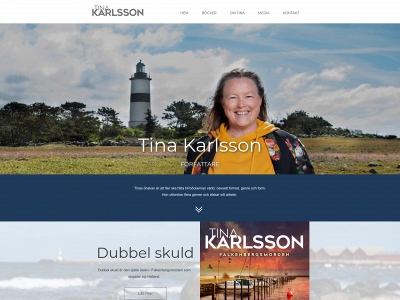 tinakarlssonforfattare.se snapshot