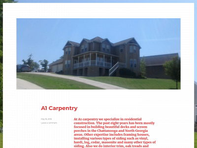 a1carpentry.us snapshot