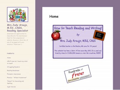 mrsjudyaraujo.com snapshot