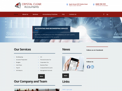 crystalclearaccountants.co.uk snapshot