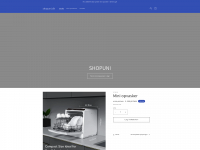 shopuni.dk snapshot