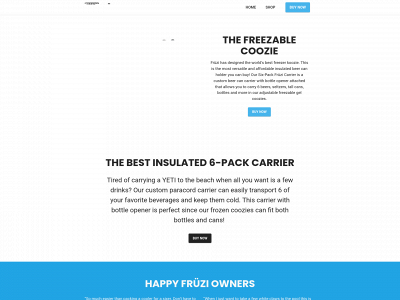 fruzicancoolers.com snapshot