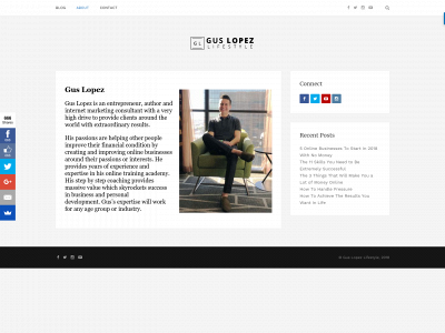 guslopezlifestyle.com snapshot