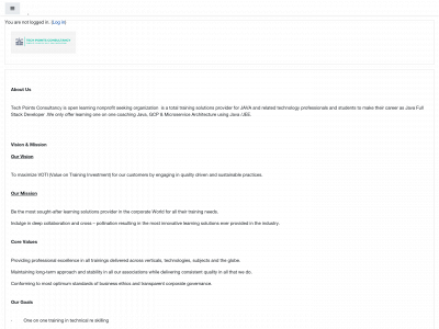 techpointsconsultancy.com snapshot