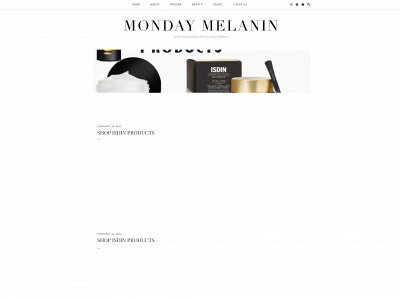 mondaymelanin.com snapshot