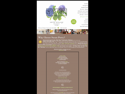 susanperryskincare.com snapshot