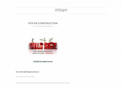 milagrorecords.com snapshot