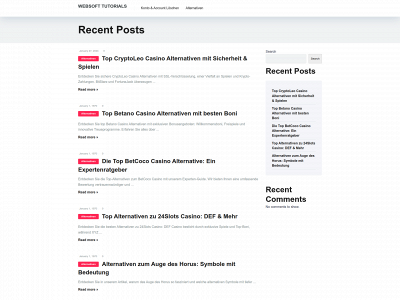 www.websofttutorials.com snapshot