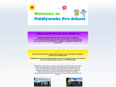 tiddlywinkspreschool.com snapshot