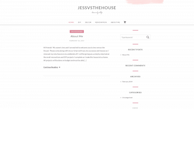 jessvsthehouse.com snapshot