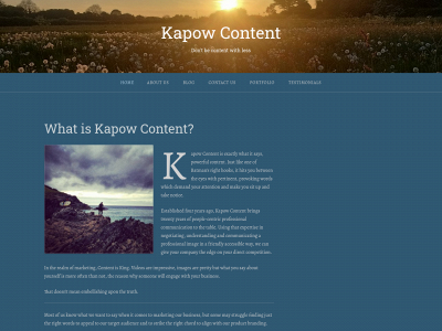 kapowcontent.co.uk snapshot