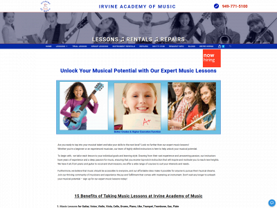 academiesofmusic.com snapshot