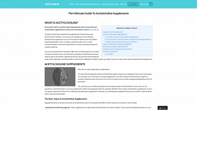 acetylcholine.net snapshot
