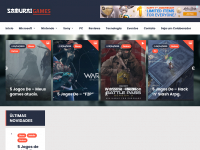 samuraigames.site snapshot