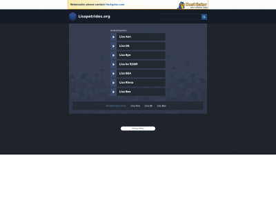 lisapetrides.org snapshot