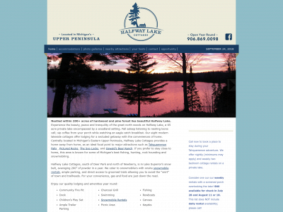 halfwaylake.com snapshot