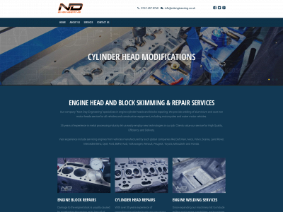 ndengineering.co.uk snapshot