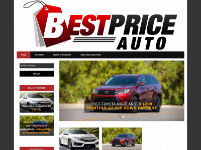bestpriceauto.net snapshot