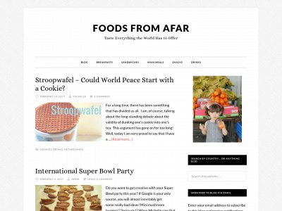 foodsfromafar.com snapshot