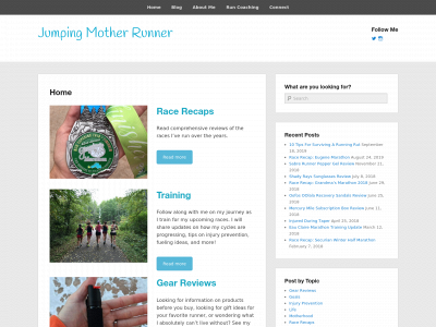 jumpingmotherrunner.com snapshot