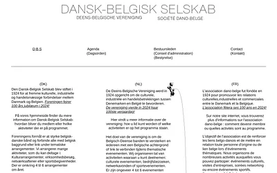 danskbelgisk.dk snapshot