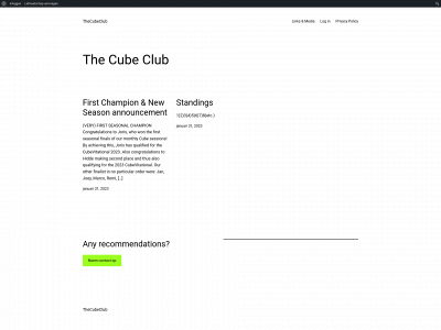 thecubeclub.pro snapshot