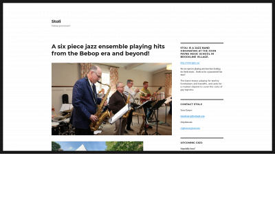 stolijazzband.com snapshot