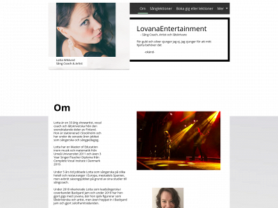 lovanaentertainment.se snapshot