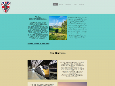 knightsminicabs.com snapshot