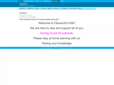 itexam24.com snapshot