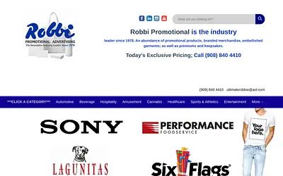 www.robbipromotional.com snapshot