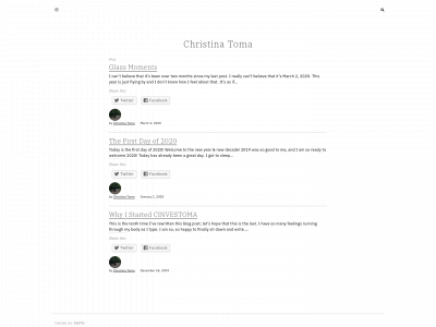christinatoma.com snapshot