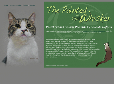 thepaintedwhisker.com snapshot