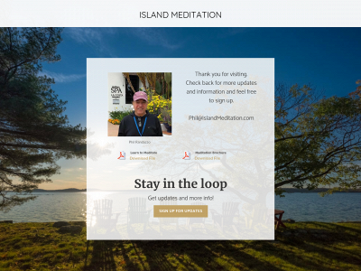 www.islandmeditation.com snapshot