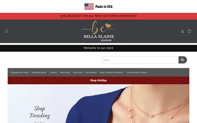 www.bellaelainejewelry.store snapshot