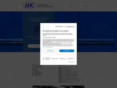 hierroskortederra.com snapshot
