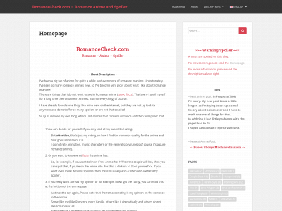 romancecheck.com snapshot