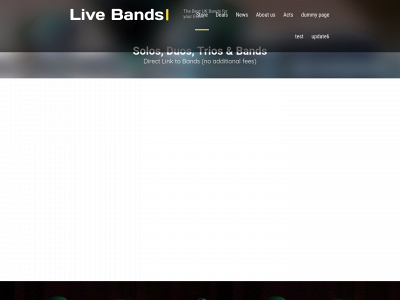 live-bands.co.uk snapshot
