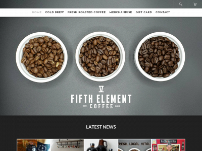 www.fifthelementcoffee.net snapshot