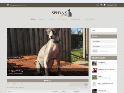 sphynxforum.dk snapshot