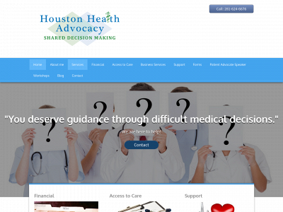 houstonhealthadvocacy.com snapshot