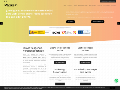 agenciaclover.com snapshot