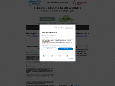 teessidestrokeclub.co.uk snapshot