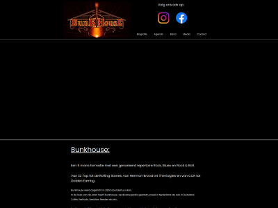 bunkhouseband.com snapshot