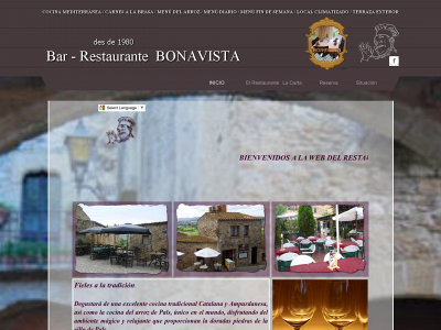 bonavistarestaurant.com snapshot